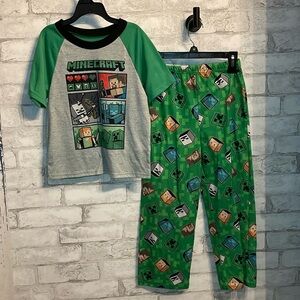 Boys Minecraft Pj set size 8